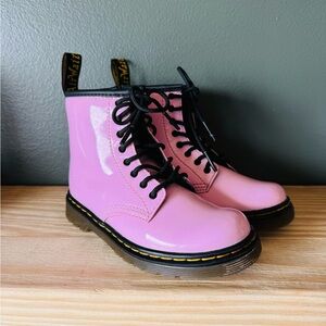Dr. martens toddler girl light pink boots!
